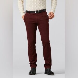 New MEYER Organic Cotton New York  Chino Pants Men 40/34 Red